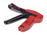 Startech Nylon Cable Tie Gun, Zip Tie Tightener/Install Tool, TAA - Nástroj pro instalaci kabelových úvazku - cerná a cervená - kompatibilní s TAA