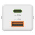 HAMA Rychlonabíječka, USB-C/A PD/QC 30W