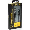 GEMBIRD Premium, Kabel USB-C/USB-C, 240W, 1,5m