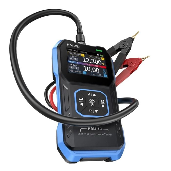 Bateriový tester FNIRSI HRM-10.