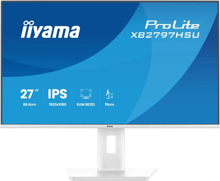 iiyama ProLite/XB2797HSU-W1/27"/IPS/FHD/120Hz/1ms/Bílá/5R