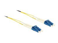 Síťový kabel - jednoduchý režim LC (M) do jednoduchý režim LC (M) - 0.5 m - 1.8 mm - optické vlákno - 9 / 125 mikron - OS2 - žlutá