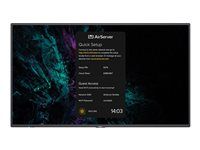 86" Třída úhlopříčky M Series displej LCD s LED podsvícením - digital signage - 4K UHD (2160p) 3840 x 2160 - Direct LED - černá, pantone 426M