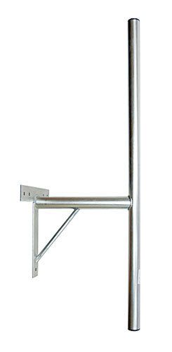 Anténní držák 35 na stěnu se vzpěrou průměr 42mm výška 60+40cm