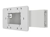 Crestron TSW-880/1080-MUMK-W - Montážní sada (bocní montážní konzola, plochý montážní držák) - pro dotyková obrazovka - hliník, ocel - bílá - sloupek