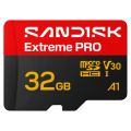 SanDisk Extreme PRO SDHC 32GB 100MB/s V30 + adaptér
