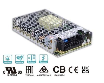 MEANWELL Průmyslový napájecí zdroj 27,6V (120W)