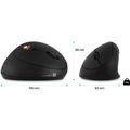 CONNECT IT  HEALTH LADIES, Ergonomická myš blk