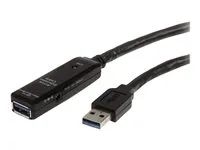 M/F - 3m USB 3.0 Extension Cable - USB 3.0 repeater Cable (USB3AAEXT3M) - Prodlužovací šňůra USB - USB typ A (M) do USB typ A (F) - USB 3.0 - 3 m - aktivní - černá - pro P/N: PEXUSB3S42V, PEXUSB3S44V, ST7300USB3B, SVA5H2NEUA, USB3SAA3MBK