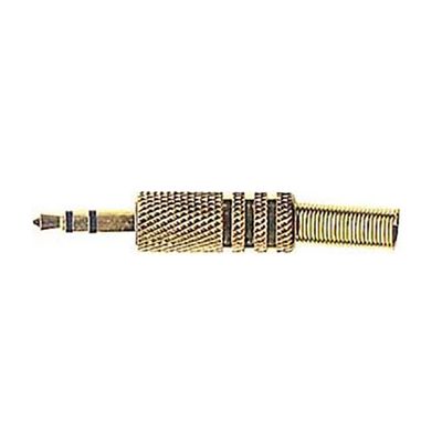 Konektor Jack 3.5 stereo kov zlatý