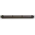 Patch panel 24port cat.5e STP black 606029