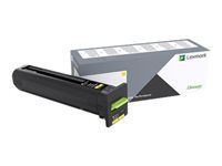 Extra vysoká výtěžnost - žlutá - originální - kazeta s barvivem LCCP - pro Lexmark CX825de, CX825dte, CX825dtfe