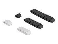 Cable holder trapezoid self-adhesive com