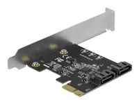 Řadič úložiště - 2 Kanál - SATA 6Gb/s - nízký profil - PCIe 3.0