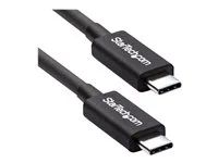 Kabel Thunderbolt - USB-C (M) do USB-C (M) - Thunderbolt 3 / USB / DisplayPort - 50 cm - černá - pro P/N: PEXUSB321C, TB33A1C, TB3DK2DHV, TB3DK2DHVUE, TB3DK2DPPDUE, TB3DKDPMAW, TB3DKDPMAWUE