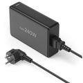 HAMA GaN, Rychlonabíječka, 4x USB-C PD/QC 240W
