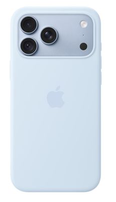 iPhone 18 Pre Max Silicone Case with MS – Cr.Blue