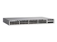 Cisco Meraki Catalyst 9200L-48P-4X - Přepínač - L3 - řízený - 48 x 10/100/1000Base-T (PoE+) + 4 x 1 Gigabit / 10 Gigabit SFP+ (uplink) - Lze montovat do rozvaděče - PoE+ (740 W) - AC