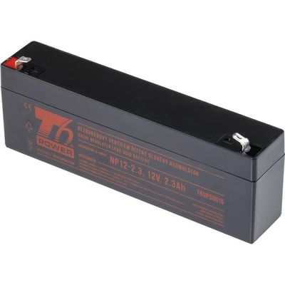 T6 POWER Battery for UPS, NP12-2.3, 12V, 2.3Ah