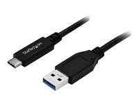1m / 3 ft - 5Gbps - USB A to USB C - USB Type C - USB Cable Male to Male - USB C to USB (USB315AC1M) - Kabel USB - USB (M) do USB-C (M) - USB 3.0 - 1 m - černá - pro P/N: HB30A3A1CST, HB30C3A1CST, HB30C5A2CSC, HB30C5A2CST, HBS304A24A, MST30C2HDPPD