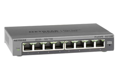 Netgear 8PT gigabit plus switch, GS108E