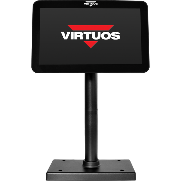 10,1" LCD barevný zákaznický monitor Virtuos SD1010R, USB, černý