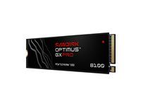 SanDisk Optimus GX PRO 8100 - SSD - šifrovaný - 2 TB - interní - M.2 2280 S3-M - PCI Express 5.0 x4 (NVMe) - TCG Opal Encryption 2.02