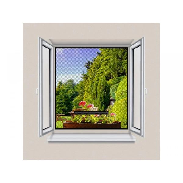 Síť proti hmyzu na okno DELIGHT 11612BK 150x180cm černá