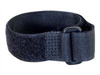 Stahovací páska na kabely - černá - 27.9 cm (balení 12)