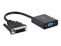 1080p - DVI to VGA Converter box (DVI2VGAE) - Video adaptér - DVI-D, Micro-USB typ B (pouze napájení) do HD-15 (VGA) (F) - 24.8 m - aktivní, podpora 1920 x 1200 (WUXGA) - černá