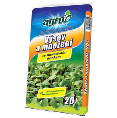 Substrát pro výsev a množení AGRO 20l
