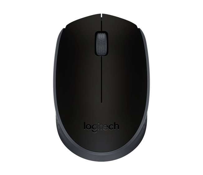 Logitech M171/Kancelářská/Optická/1 000 DPI/Bezdrátová USB/Černá