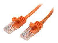 1m Orange Snagless UTP Cat5e Patch Cable - 45PAT1MOR