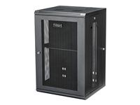 18U Vented Cabinet (RK1820WALHM) - Rozvaděčová skříň - montáž na stěnu - černá - 18U