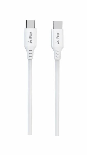 Kabel iPEAX 90010110 USB-C/USB-C 1 m bílý