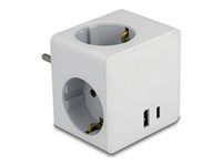 Multi Socket Cube 3-way with childproof