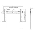 SBOX PLB-5746F, Fixní držák na TV, 37"-70"