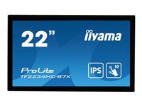 LED monitor - 22" (21.5" zobrazitelný) - open frame - dotykový displej - 1920 x 1080 Full HD (1080p) @ 60 Hz - IPS - 350 cd/m² - 1000:1 - 8 ms - HDMI, VGA, DisplayPort - černá