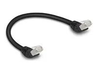 RJ45 Network Cable Cat.6A S/FTP 45° upwa