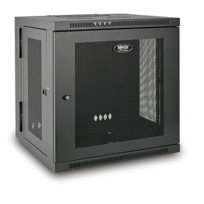 Skříň SmartRack 12U, Š=600mm, Hl=550mm, hloubka pro přepínače, montáž na stěnu