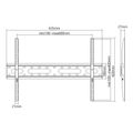 SBOX Fixed wall mount PLB-2546F-2