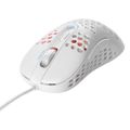 DELTACO GAM-106-W GAMING WM85, Myš, USB, bílá