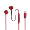JBL Tune 305 USB-C, Sluchátka, červená