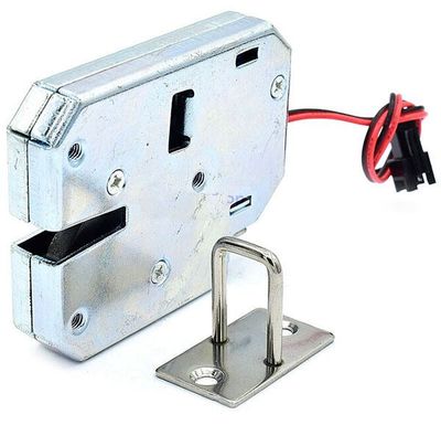 Elektrický zámek XG-07C 12VDC 1,8A stříbrný