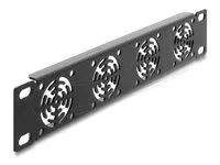 Delock 10  1U Rack Cover for 4 fans 40 x