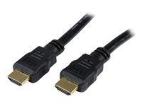 Ultra HD 4k x 2k HDMI Cable - HDMI to HDMI M/M - 50cm HDMI 1.4 Cable - Audio/Video Gold-Plated (HDMM50CM) - HDMI kabel - HDMI s piny (male) do HDMI s piny (male) - 50 cm - odstíněný - černá