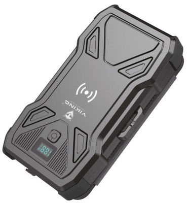 Solární powerbanka VIKING TYR II/Output:1xUSB-C,2xUSB-A/Wireless charge 15W max/20000mAh/LED světlo