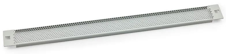 19' záslepka 1U plastový zámek, síto 75%-4mm