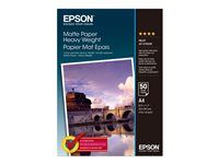Matný - A4 (210 x 297 mm) - 167 g/m² - 50 listy papír - pro EcoTank ET-2850, 2851, 2856, 4850, L6460; SureColor SC-P700, P900; WorkForce Pro WF-C5790