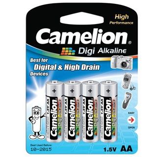 CAMELION Baterie alkalické DIGI AA 4ks LR06